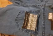 جينز مستورد ليكرا ازرق فاتح ماركة Riffle Denim