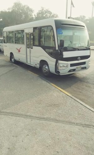 ايجار Toyota coaster bus اقل سعر جميع الرحلات