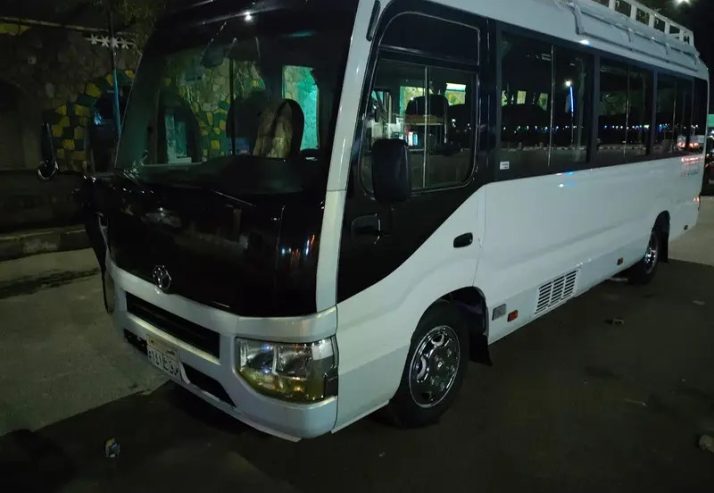 ايجار Toyota coaster bus اقل سعر جميع الرحلات