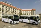 ايجار Toyota coaster bus اقل سعر جميع الرحلات