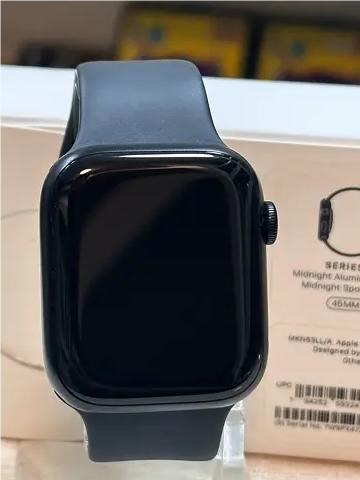 Apple Watch Series 7 45mm بدون خدش بطارية ٩٢٪؜