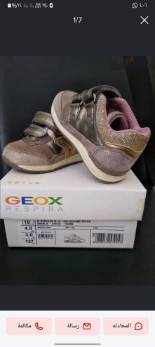 GEOX sheos for Girls حذاء أطفال جيوكس بناتي