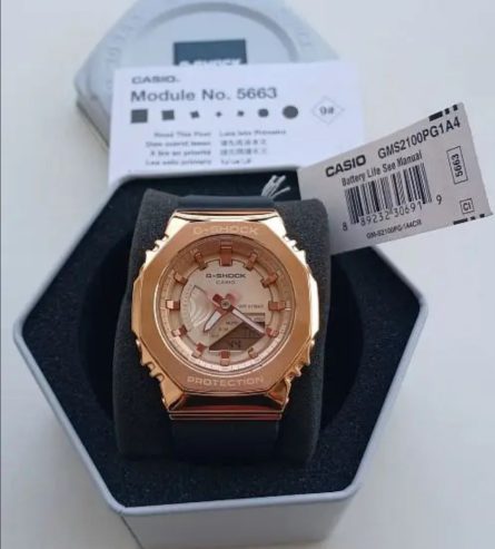 G-SHOCK CASIO Womens Rose Gold Watch NEW