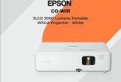 Epson CO-W01 3LCD 3000 Lumens Portable WXGA Projector بروجكتور