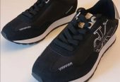 Calvin Klein Men’s Shoes 41.5 Black/Silver New جزمة كالفن كلاين للرجال