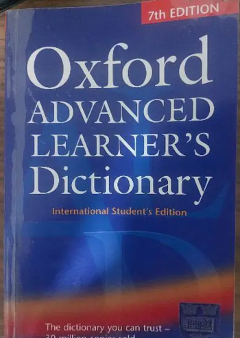 Oxford’s Advanced Dictionary