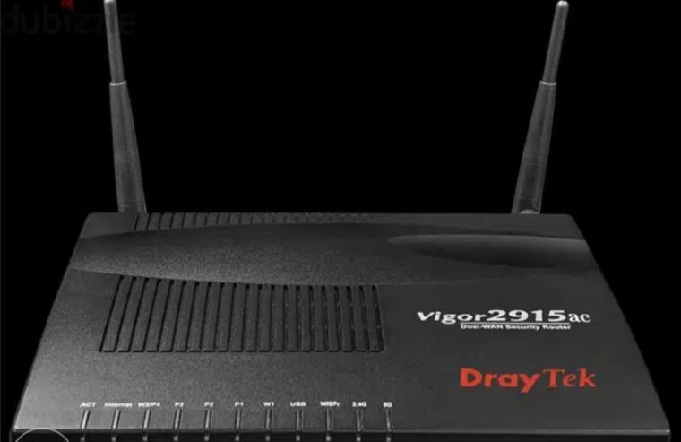 Draytek vpn router 2915 أقوى أجهزة ربط فروع وعمل من المنزل للشركات