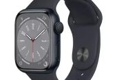 ‎‏Apple Watch Series 8 GPS 45mm Aluminium Sport Band + 2 gifts