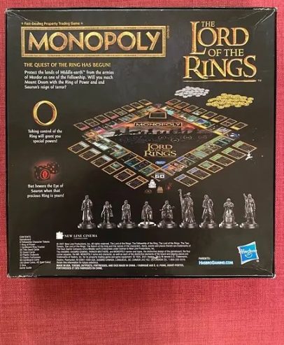 monopoly – lord of the rings