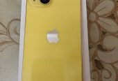 iPhone 14 yellow 128GB battery 88% no scratches