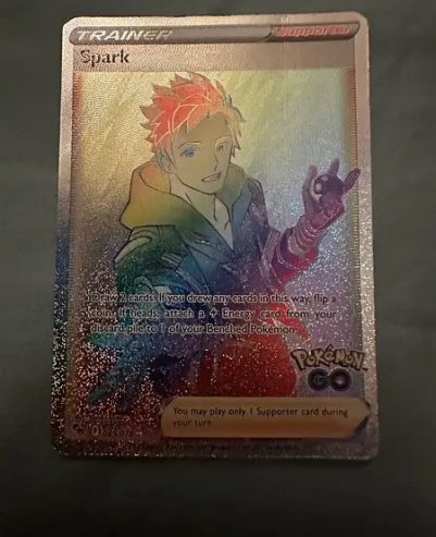 Spark Pokemon Card Ultra Rare Rainbow Shiny and Normal Version