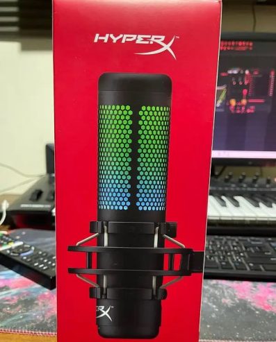 المايك الجبار Microphone hyper X RGB