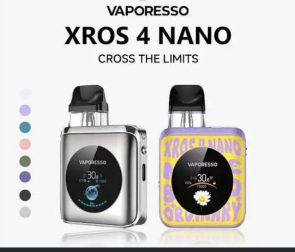 VAPORESSO XROS 4 NANO vape فابوريسو اكس روس 4 نانو فيب جديد متبرشم