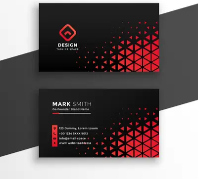 تصميم كارت عمل business card