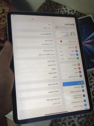 ipad Pro 2021 M1 256 GB + يدعم شريحة