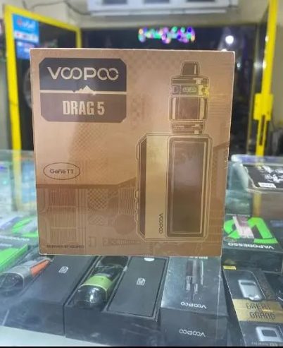 DRAG 5 VOOPOO VAPE New دراج 5 فوبو الاصدار الاخير جديد متبرشم