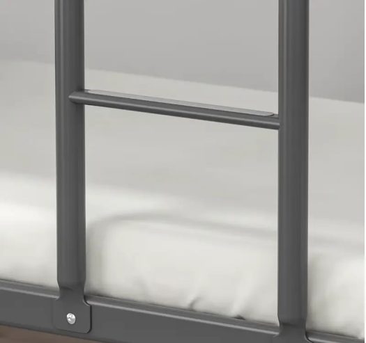 سرير ايكيا هيكل معدني دورين بحالة ممتازة Ikea Metal Bed two levels