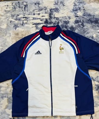 ADIDAS FRANCE FOOTBALL JACKET EUROS 2000