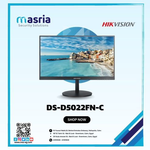 لو بتدور على شاشة احترافية للعرض بجودة عالية وسعر مناسب، يبقى Hikvision DS-D5022FN-C هي اختيارك الصح! 