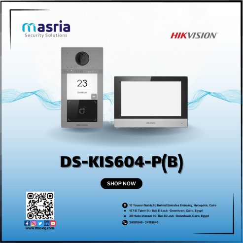  نظام الإنتركم DS-KIS604-P(B) من هيكفيجن 