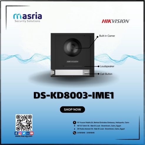 لو بتدور على الأمان والراحة في بيتك أو شركتك، جهاز **DS-KD8003-IME1** من هيكفيجن هو الحل الأمثل! 