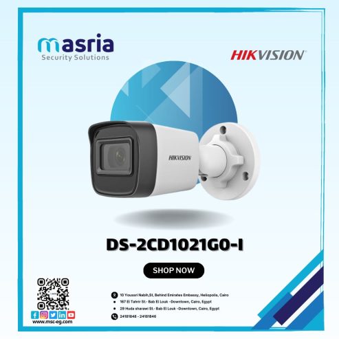 كاميرا هيك فيجن DS-2CD1021G0-I حراسة 24/7 بوضوح عالي! 